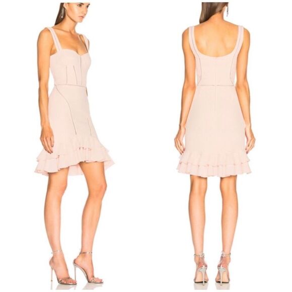 Jonathan Simkhai Seersucker Bustier Dress Size 2 - Picture 1 of 8
